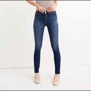 Madewell Tall High Rise Skinny Jeans Tencel Cotton